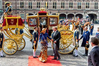 La reine Maxima et le roi Willem-Alexander des Pays-Bas à La Haye, le 20 septembre 2016
