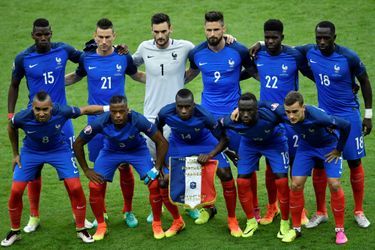 Le onze de l&#039;équipe de France