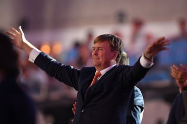 Le roi Willem-Alexander des Pays-Bas à la cérémonie d'ouverture des JO de Rio, le 5 août 2016