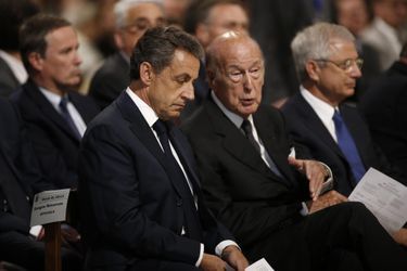 Nicolas Sarkozy et Valéry Giscard d&#039;Estaing 