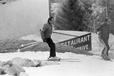 Vacances aux Arcs, en Savoie, en avril 1981