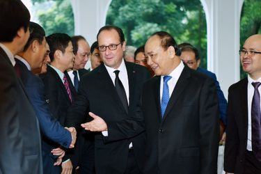 François Hollande se trouve à Hanoï, au Vietnam, ce mardi 6 septembre.
