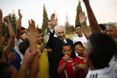 Shimon Peres, en septembre 2014.