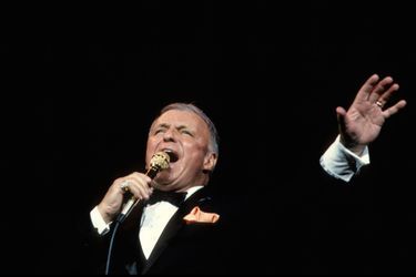 Frank Sinatra en concert à Chicago en 1986