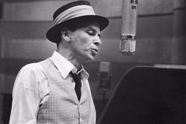 Frank Sinatra en studio en 1953