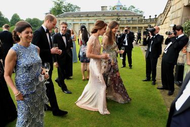 La duchesse Catherine de Cambridge avec la marquise de Cholmondeley à Houghton Hall à King&#039;s Lynn, le 22 juin 2016