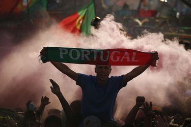 La liesse à Lisbonne après la victoire du Portugal à l&#039;Euro 2016.