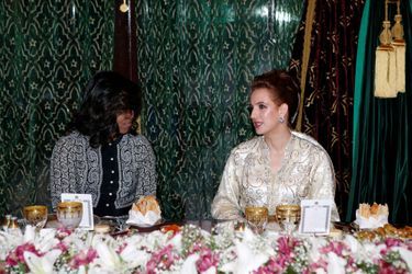 La princesse Lalla Salma et Michelle Obama à Marrakech, le 28 juin 2016