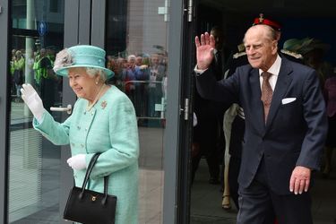 La reine Elizabeth II et le prince Philip à Londres, le 7 juin 2016