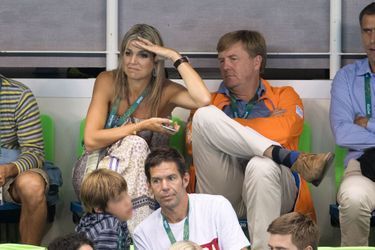 La reine Maxima et le roi Willem-Alexander des Pays-Bas aux JO de Rio, le 13 août 2016