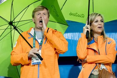 La reine Maxima et le roi Willem-Alexander des Pays-Bas aux JO de Rio, le 15 août 2016