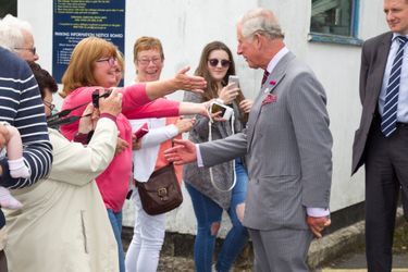 Le prince Charles à Menai Bridge au Pays de Galles, le 5 juillet 2016
