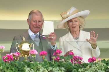 Le prince Charles et la duchesse de Cornouailles Camilla au Royal Ascot, le 15 juin 2016