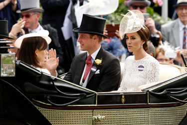 Le prince William et la duchesse Catherine de Cambridge au Royal Ascot, le 15 juin 2016