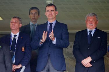 Le roi Felipe VI d&#039;Espagne au Stadium à Toulouse, le 13 juin 2016