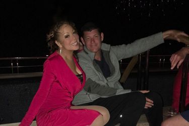Mariah Carey et son fiancé James Parker pour le 4 juillet