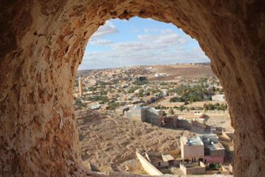 "Vue duhaut d'un minaret" Beni Yezguen, Ghardaia