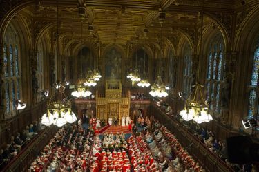 Cérémonie d'ouverture du Parlement à Londres, le 18 mai 2016