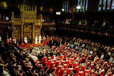 La cérémonie d'ouverture du Parlement à Londres, le 18 mai 2016