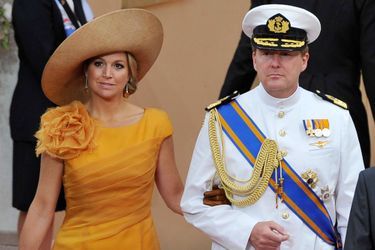 La princesse Maxima des Pays-Bas avec le prince Willem-Alexander, le 2 juillet 2011