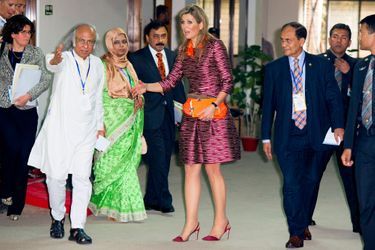 La reine Maxima des Pays-Bas à Dacca au Bengladesh, le 16 novembre 2015