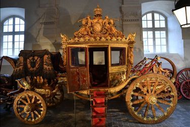 Le carrosse du sacre de Charles X conservé à Versailles 