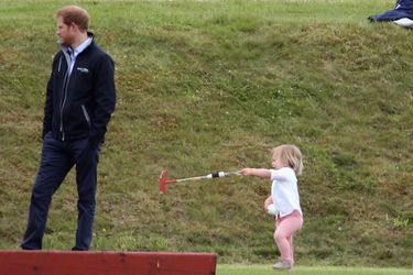 Le prince Harry et Mia Tindall à Tetbury, le 18 juin 2016