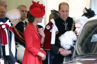 Le prince William et la duchesse Catherine de Cambridge à Windsor, le 13 juin 2016