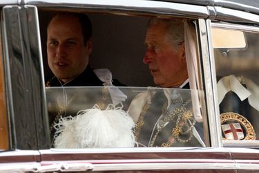 Les princes William et Charles à Windsor, le 13 juin 2016
