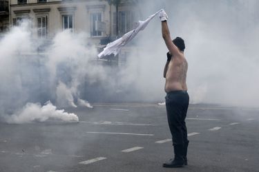 Manifestation contre la loi travail à Paris, le 17 mai 2016.