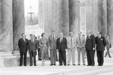 Sommet du G7 à Versailles en juin 1982