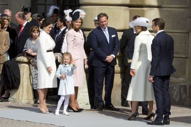 La famille royale de Suède à Stockholm, le 30 avril 2016