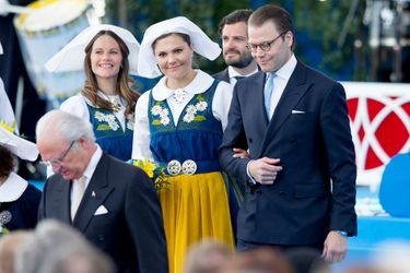 La famille royale de Suède à Stockholm, le 6 juin 2016