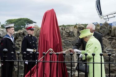 La reine Elizabeth II à Bushmills, le 28 juin 2016