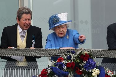 La reine Elizabeth II au Derby d&#039;Epsom, le 4 juin 2016
