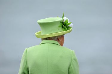 La reine Elizabeth II sur le site de Giant&#039;s Causeway, le 28 juin 2016