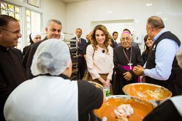 La reine Rania de Jordanie à Amman, le 14 juin 2016
