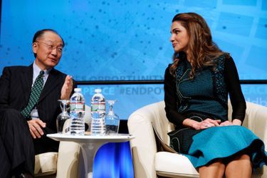 La reine Rania de Jordanie à Washington, le 15 avril 2016