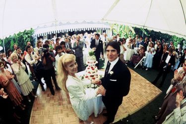 Le mariage de Sylvie Vartan et Tony Scotti, en 1984