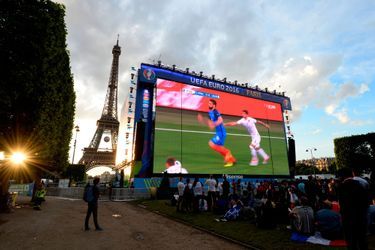 Le match était retransmis dans l&#039;intégralité des Fan Zones françaises.