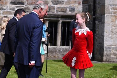 Le prince Charles au château de Donegal, le 25 mai 2016