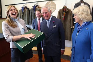Le prince Charles et la duchesse de Cornouailles Camilla à Donegal, le 25 mai 2016