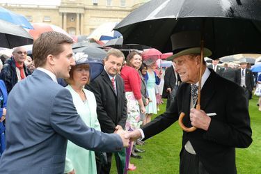 Le prince Philip dans les jardins de Buckingham Palace, le 10 mai 2016