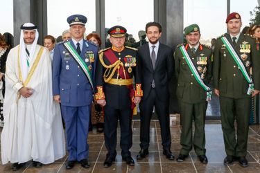 Le roi Abdallah II de Jordanie avec les princes Hamza, Faisal, Ali et Hashem à Amman, le 2 juin 2016