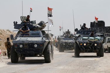 Les forces irakiennes resserraient mardi 24 mai 2016 le siège autour des combattants du groupe Etat islamique (EI) à Fallouja.