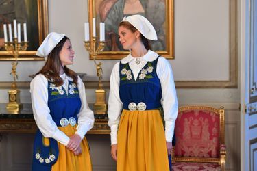 Les princesses Sofia et Madeleine de Suède à Stockholm, le 6 juin 2016