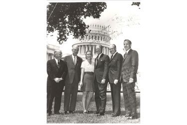 Avec des membres du Congrès en 1968