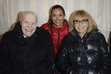 Christian Cabrol, Marine Lorphelin et Mireille Darc à Paris le 30 mars 2016