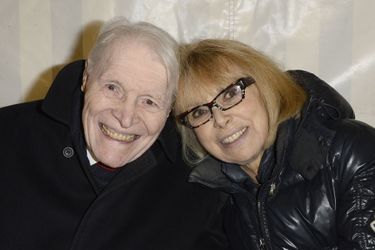 Christian Cabrol et Mireille Darc à Paris le 30 mars 2016