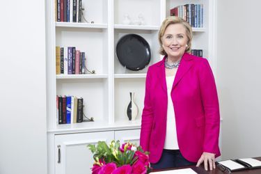 Hillary Clinton recevant Paris Match à l'occasion de la sortie de ses mémoires, "Le temps des décisions" (Fayard). 10/06/2014  